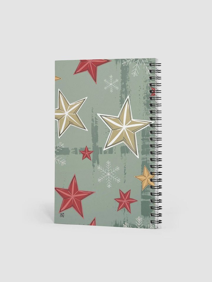 Holiday stars charm-notebook product image (2)