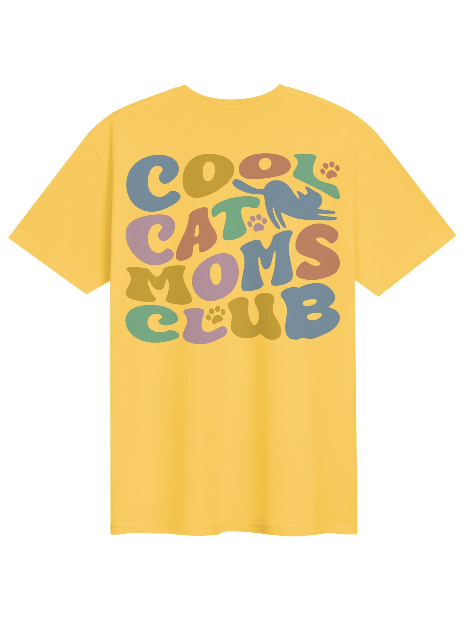 Cool Cat Moms Club 3 (Back Print) - Unisex Adult Super Soft Lightweight T-shirt product image (1)