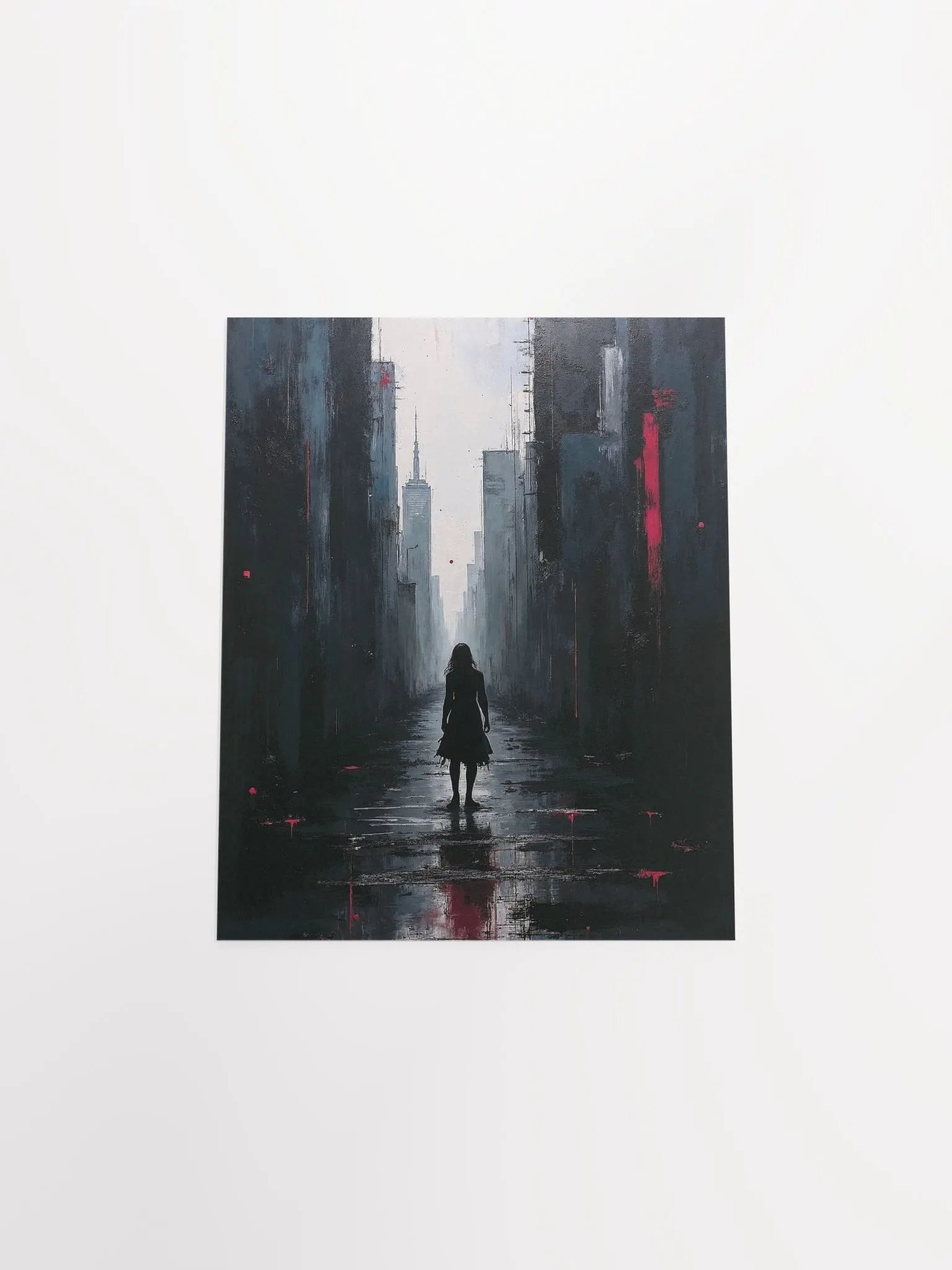 Lone Descent Matte Poster product image (47)
