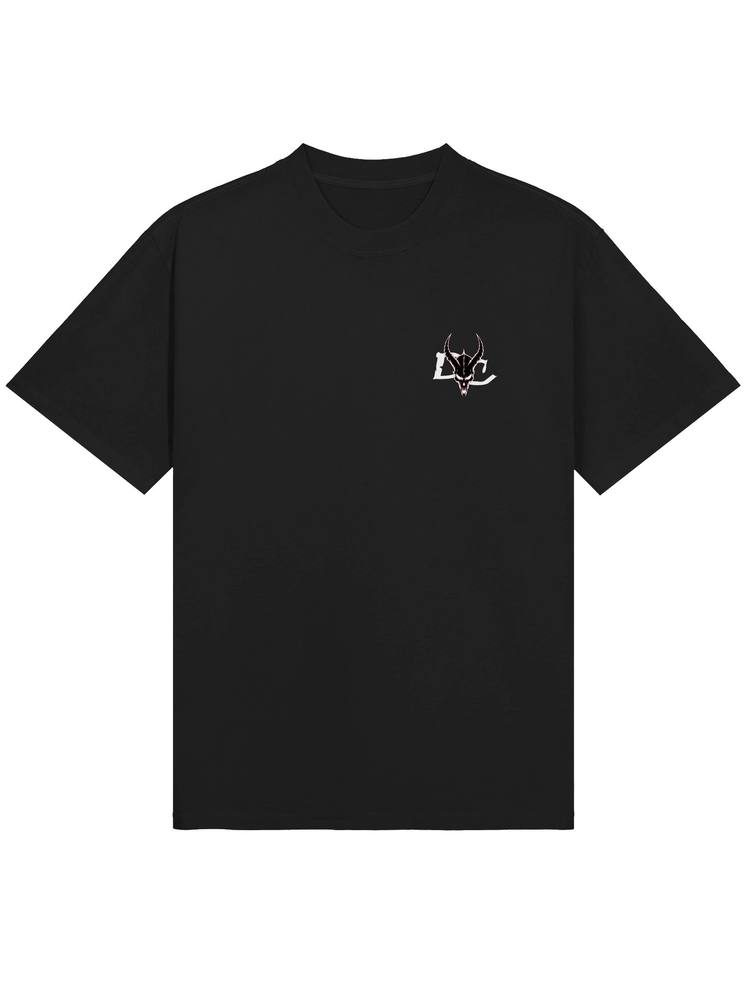 Diabolic Horned Skull Oversized Tee product image (3)