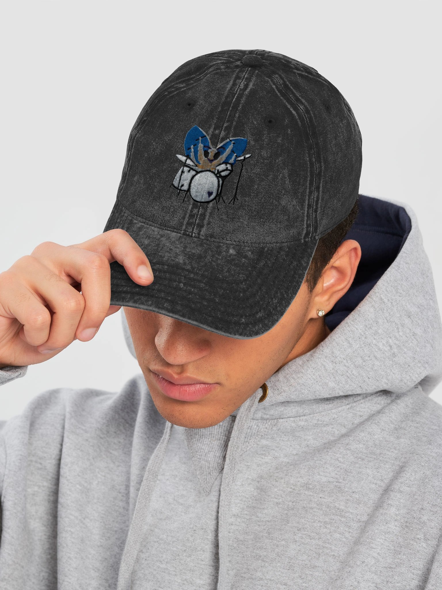 Bug Band Embroidered Vintage Wash Dad Hat product image (7)