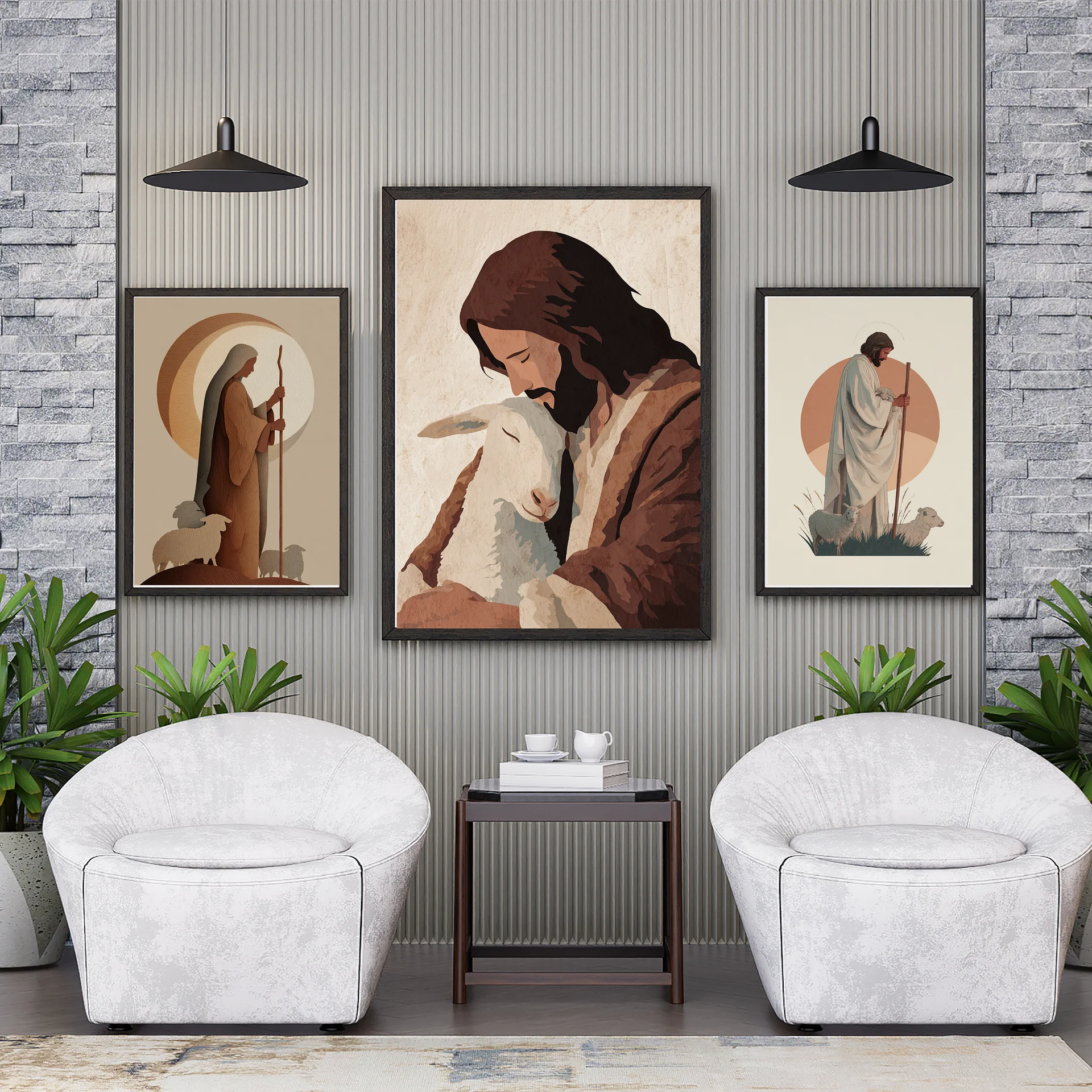 Good Shepherd 3-Piece Christian Wall Art product image (4)