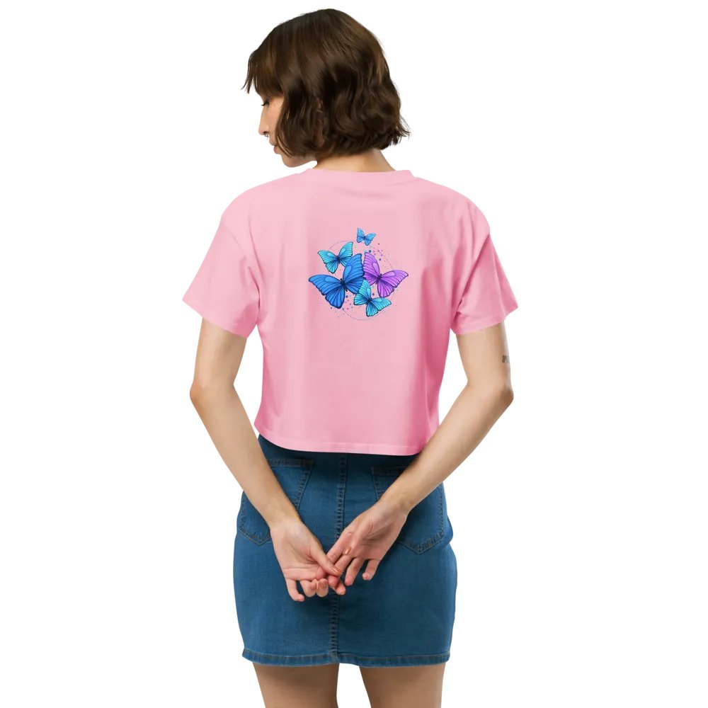 Butterfly: Womens crop t-shirt product image (4)