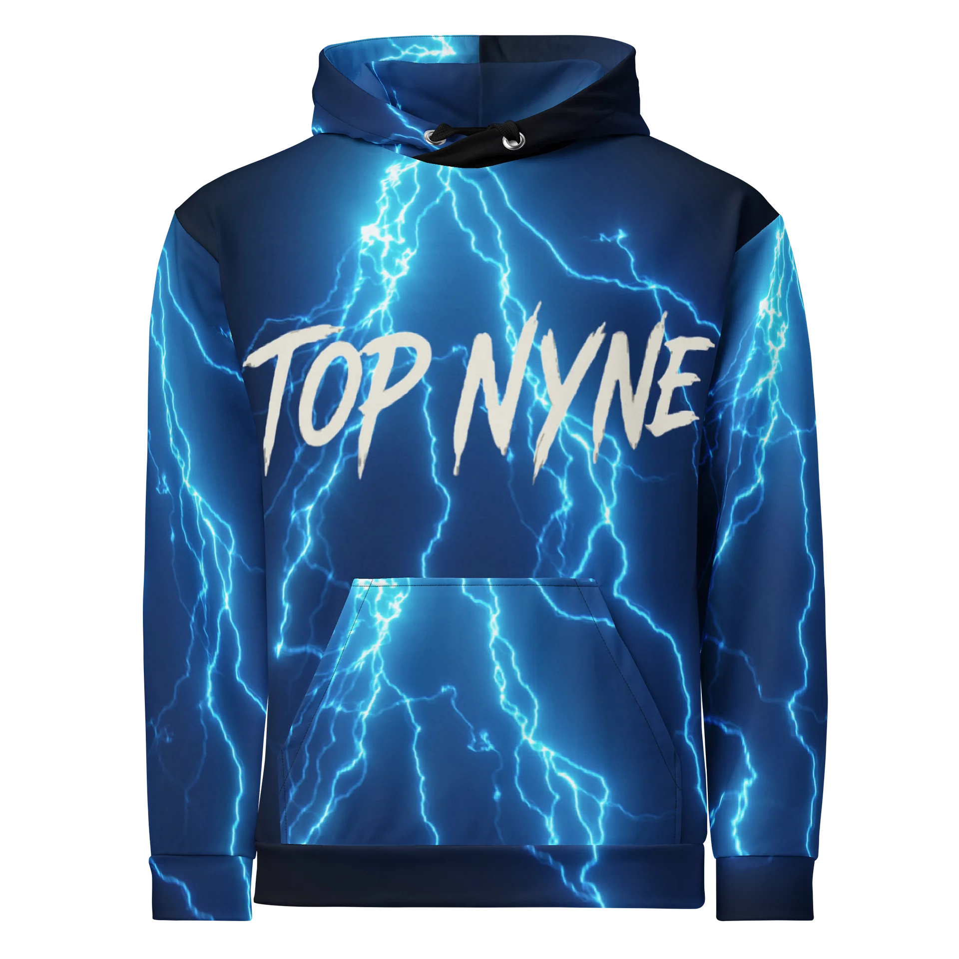 TOP NYNE Neon Lightning All-Over Hoodie product image (1)