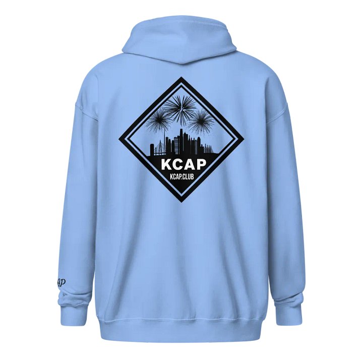 Zip Up Hoodie - Black Logo product image (1)