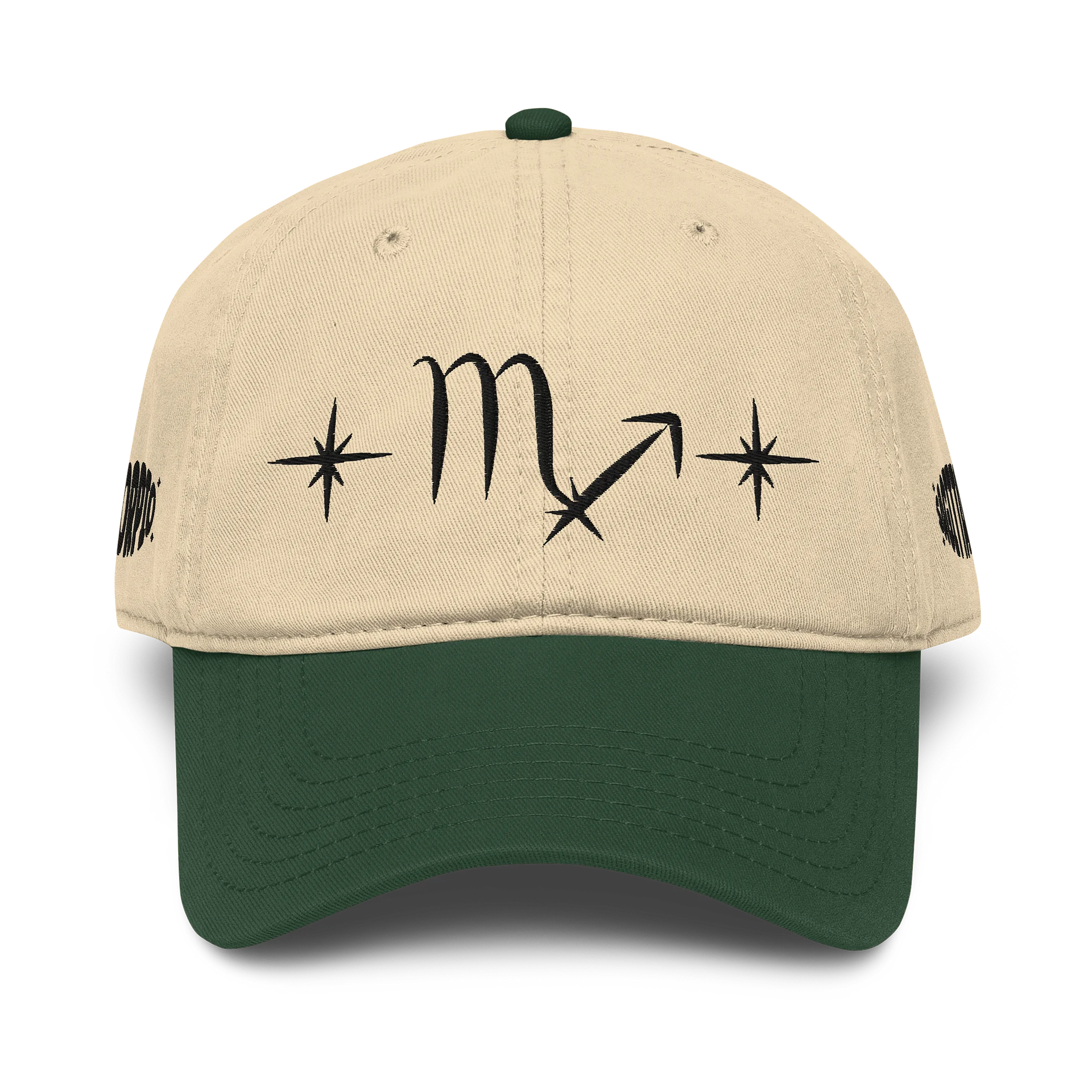 scorpio sagittarius cusp dad hat (black) product image (17)