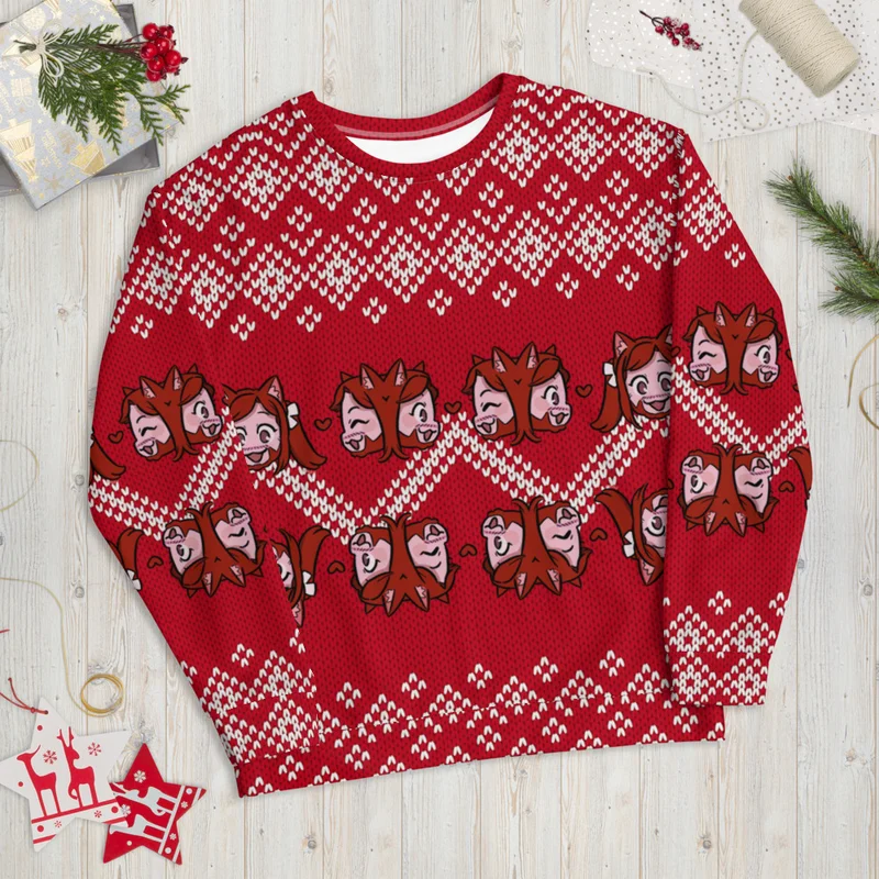 Holiday Maid Sweater - Red product image (1)