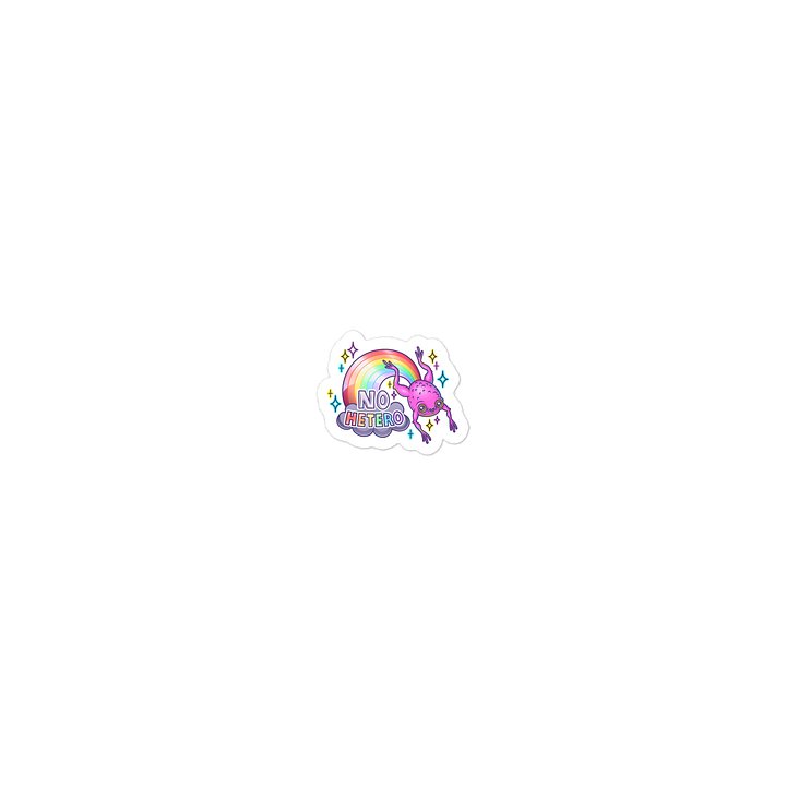 No Hetero Die-Cut Sticker product image (1)