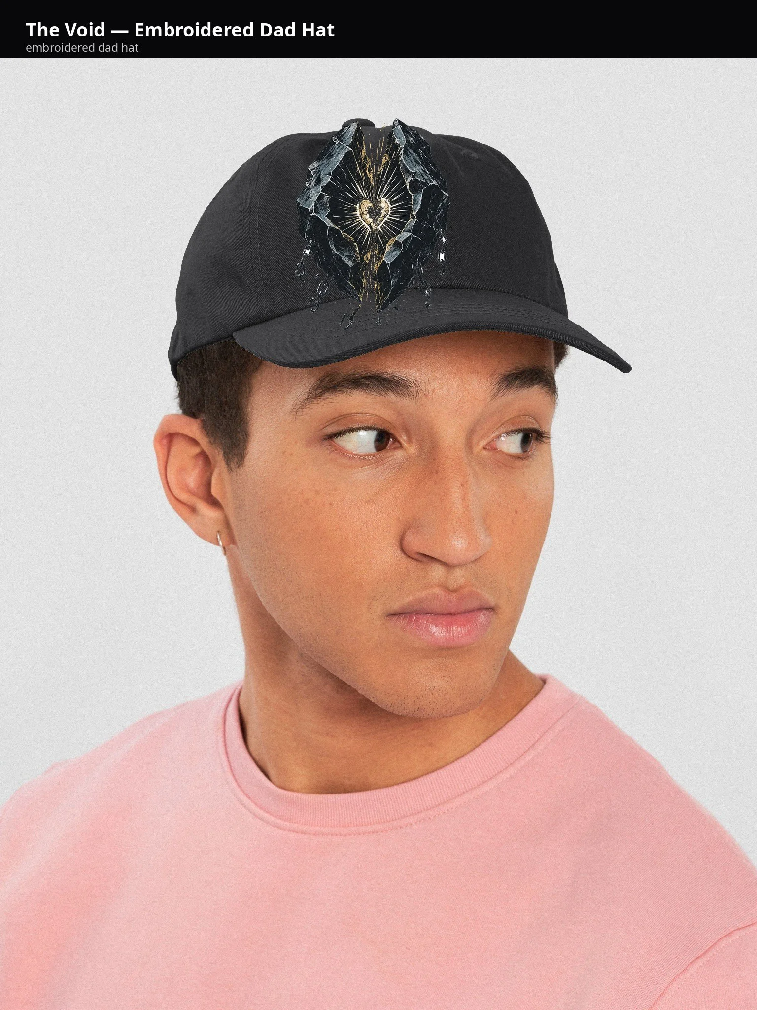 The Void — Embroidered Dad Hat - s-uCrg