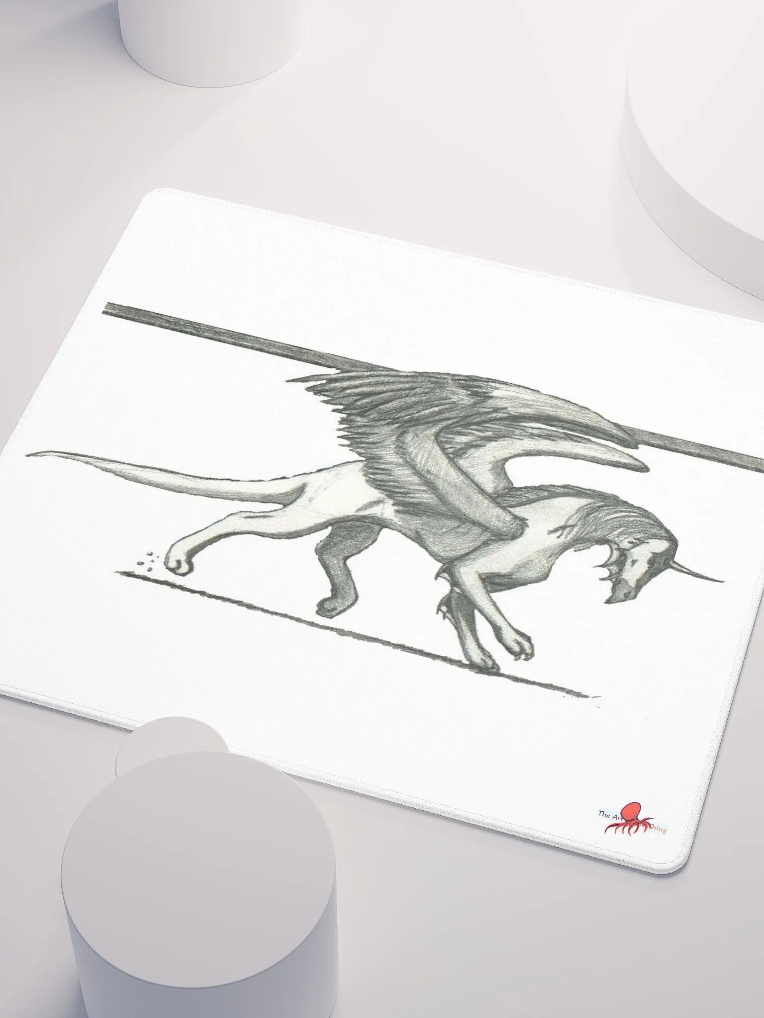 Feathered Wing Dragon Mouse Pad product image (5)