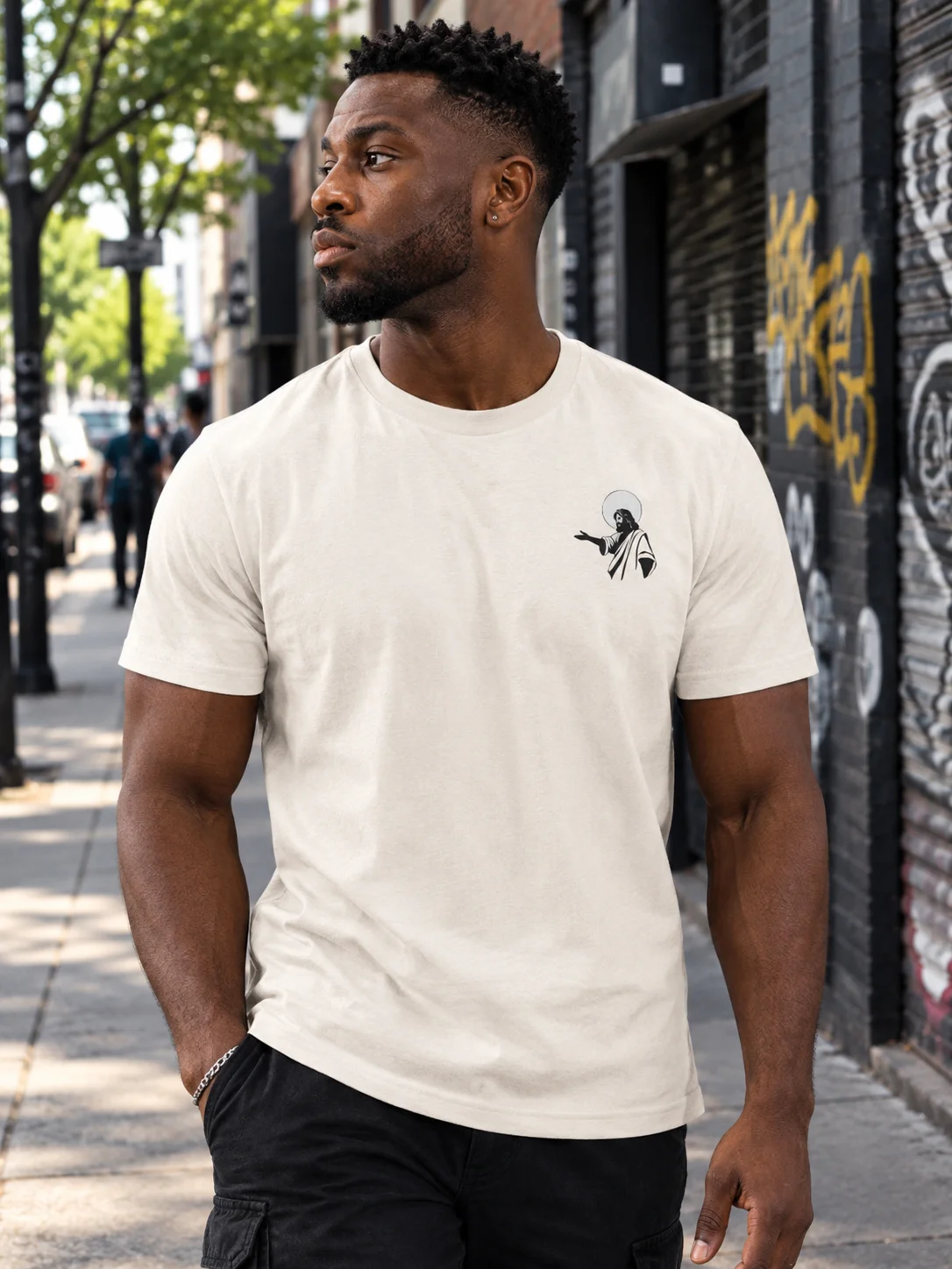 I Trust Jesus Faith Streetwear T-shirt product image (4)