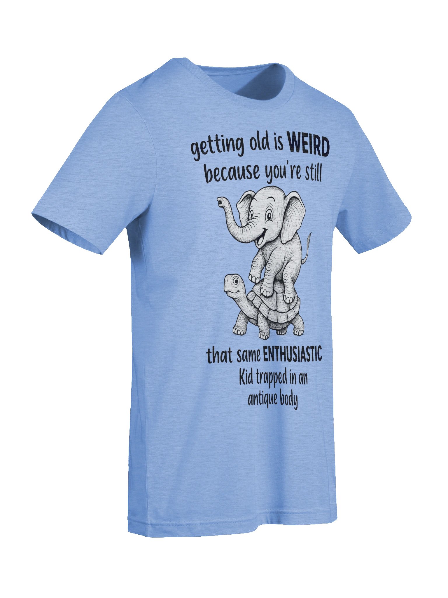 Funny Elephant & Turtle – Getting Old Is Weird product image (18)