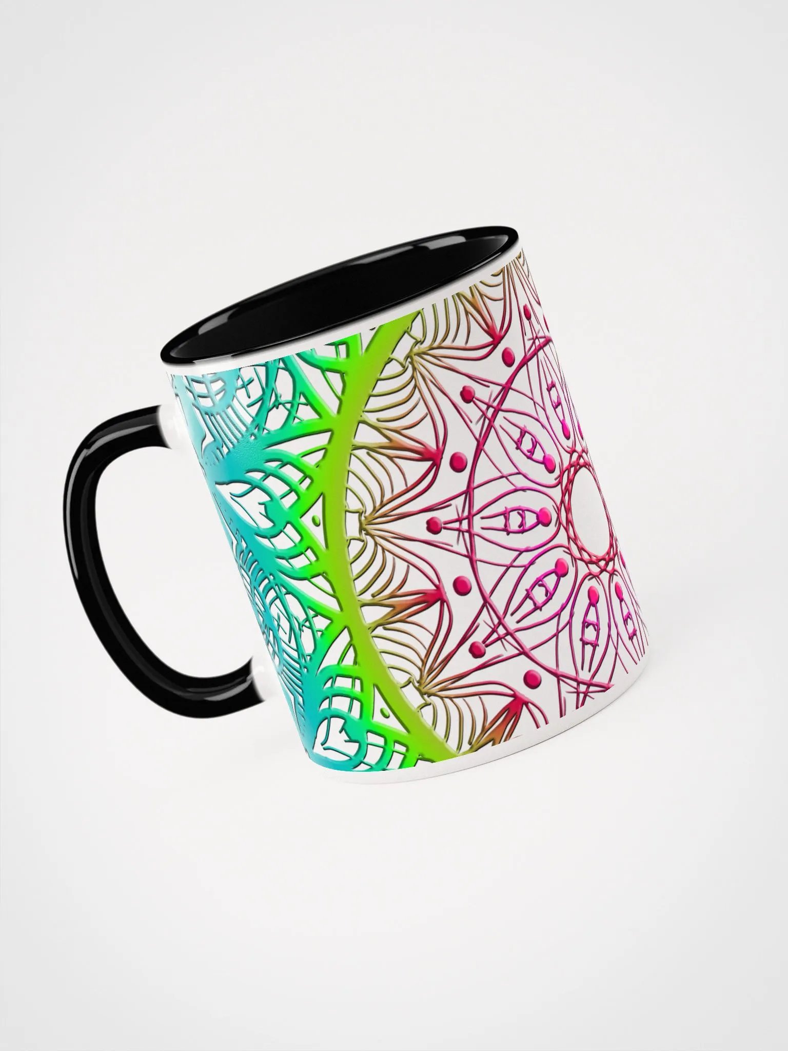 Vibrant Mandala Magic Ceramic Mug product image (1)