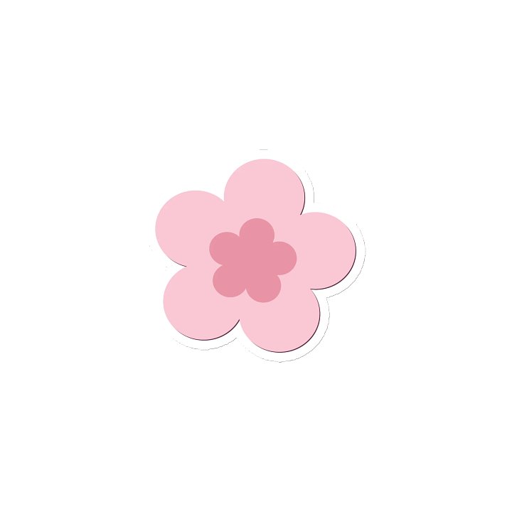 Flower Die-Cut Magnet product image (2)
