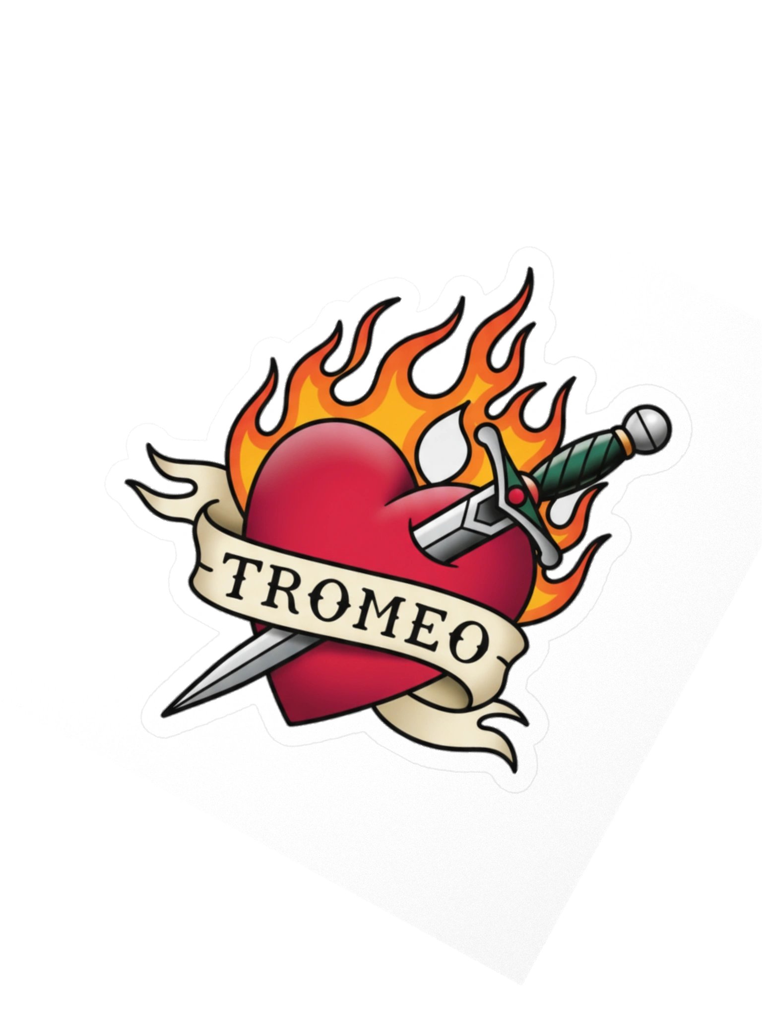 Tromeo Dagger Heart Sticker product image (4)