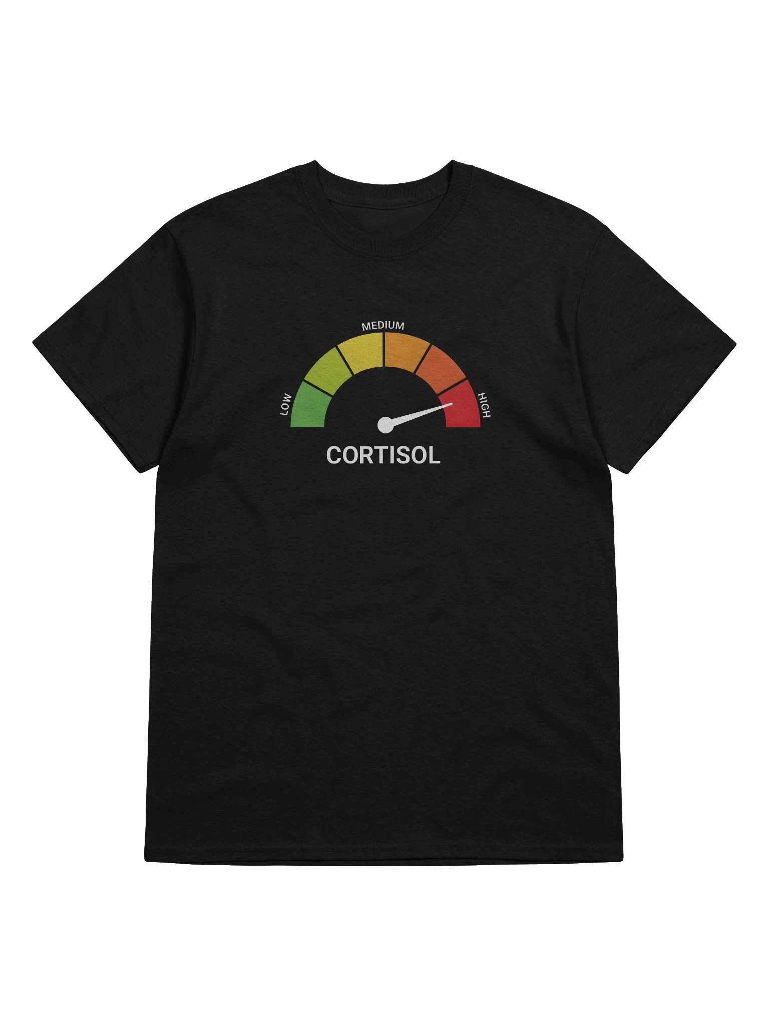 High Cortisol T-Shirt Black product image (5)