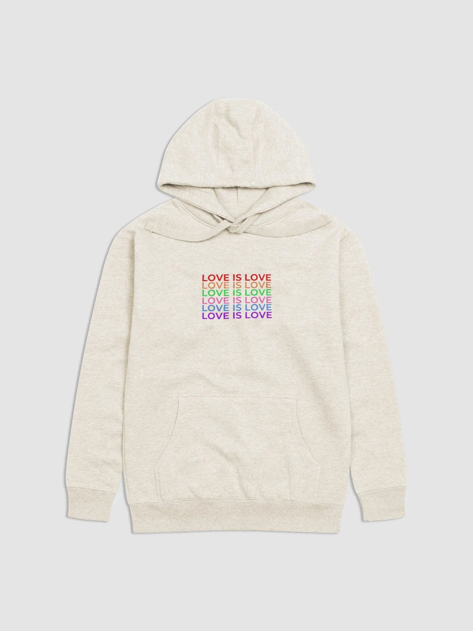 Rainbow Love is Love Unisex Hoodie product image (5)