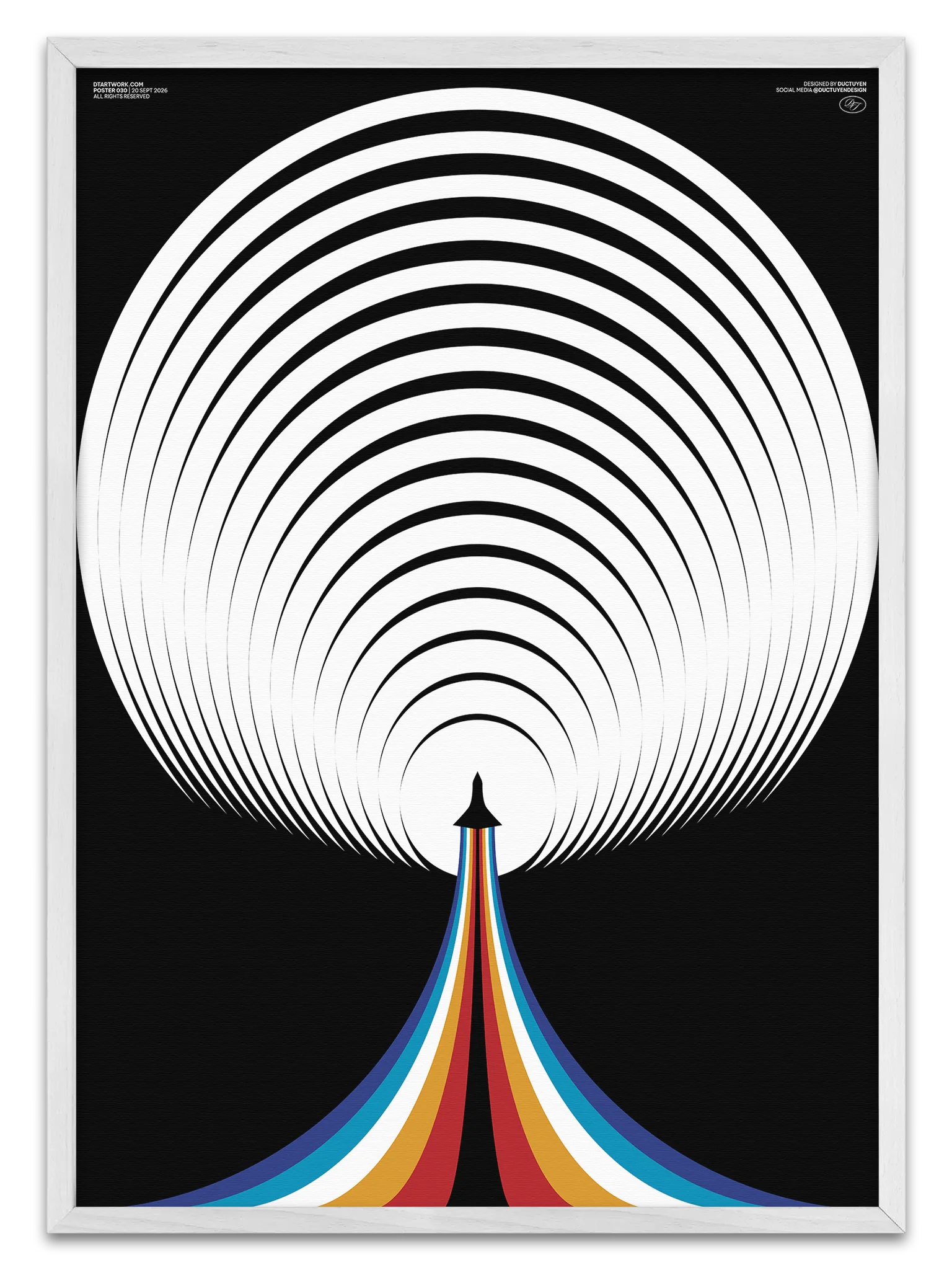"DEPARTURE" Framed Poster product image (1)
