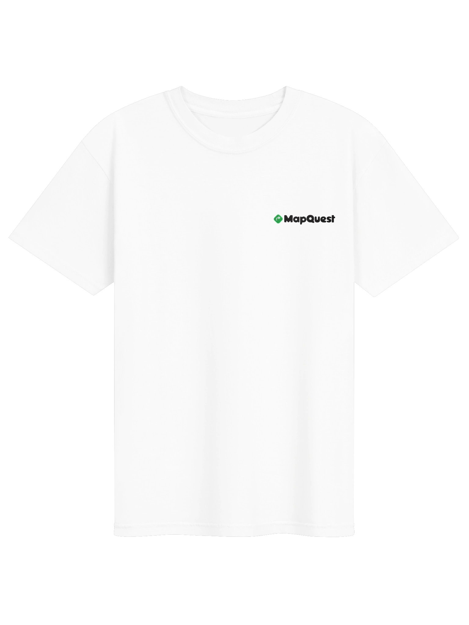 MapQuest Heavyweight White Embroidered Logo Tee product image (1)