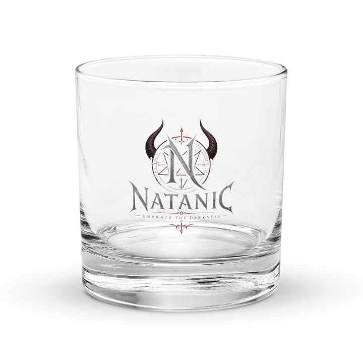 Natanic Demon Sigil Rocks Glass product image (1)