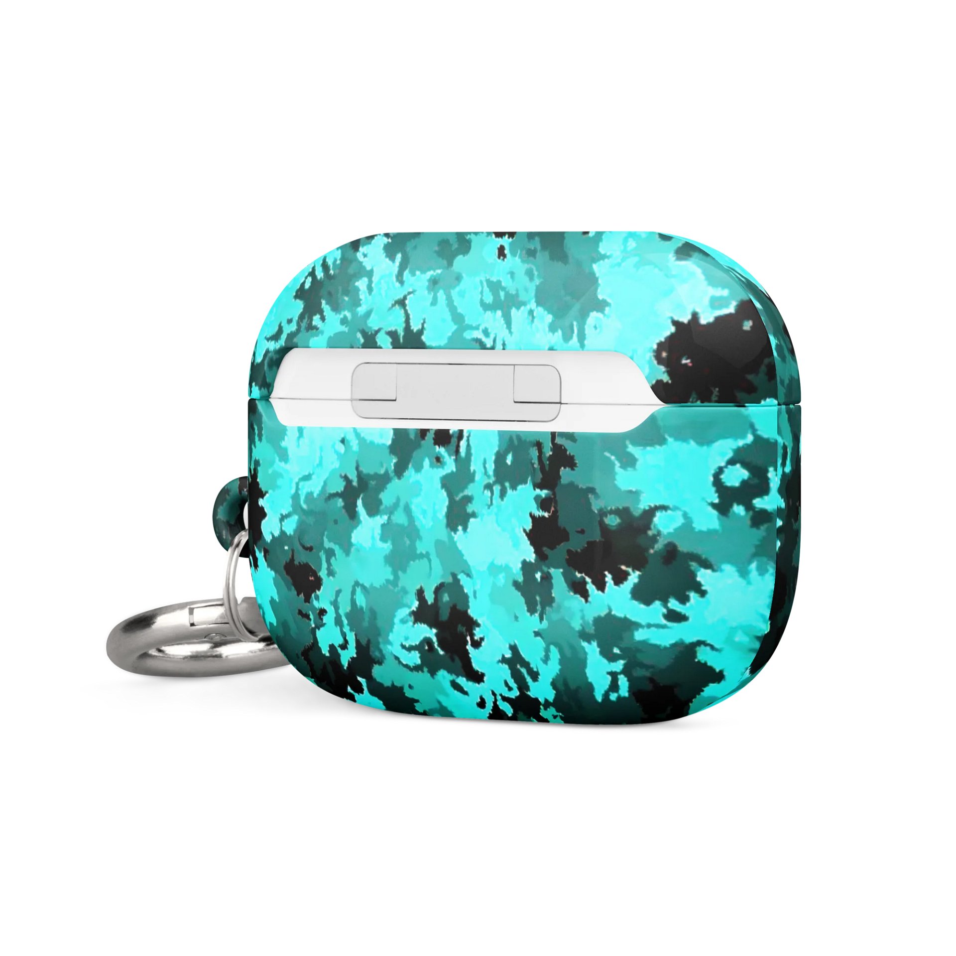 Turquoise Camo All-Over Print AirPods® Case product image (20)