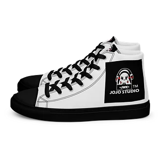 Jozef Kayembe High Top Canvas Shoes | JWK JOJO STUDIO product image (1)