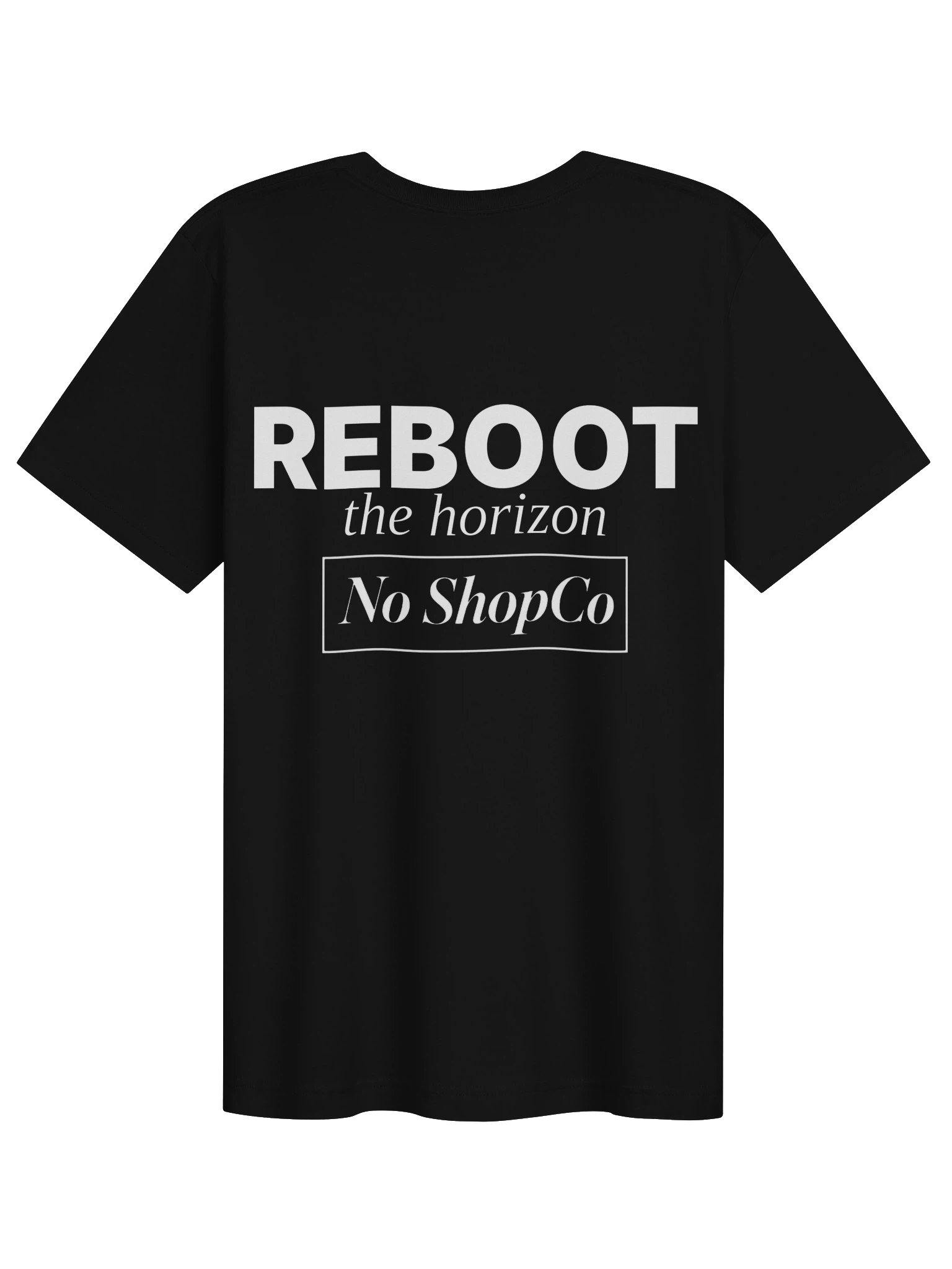 No Reboot the Horizon White Unisex Tee product image (16)