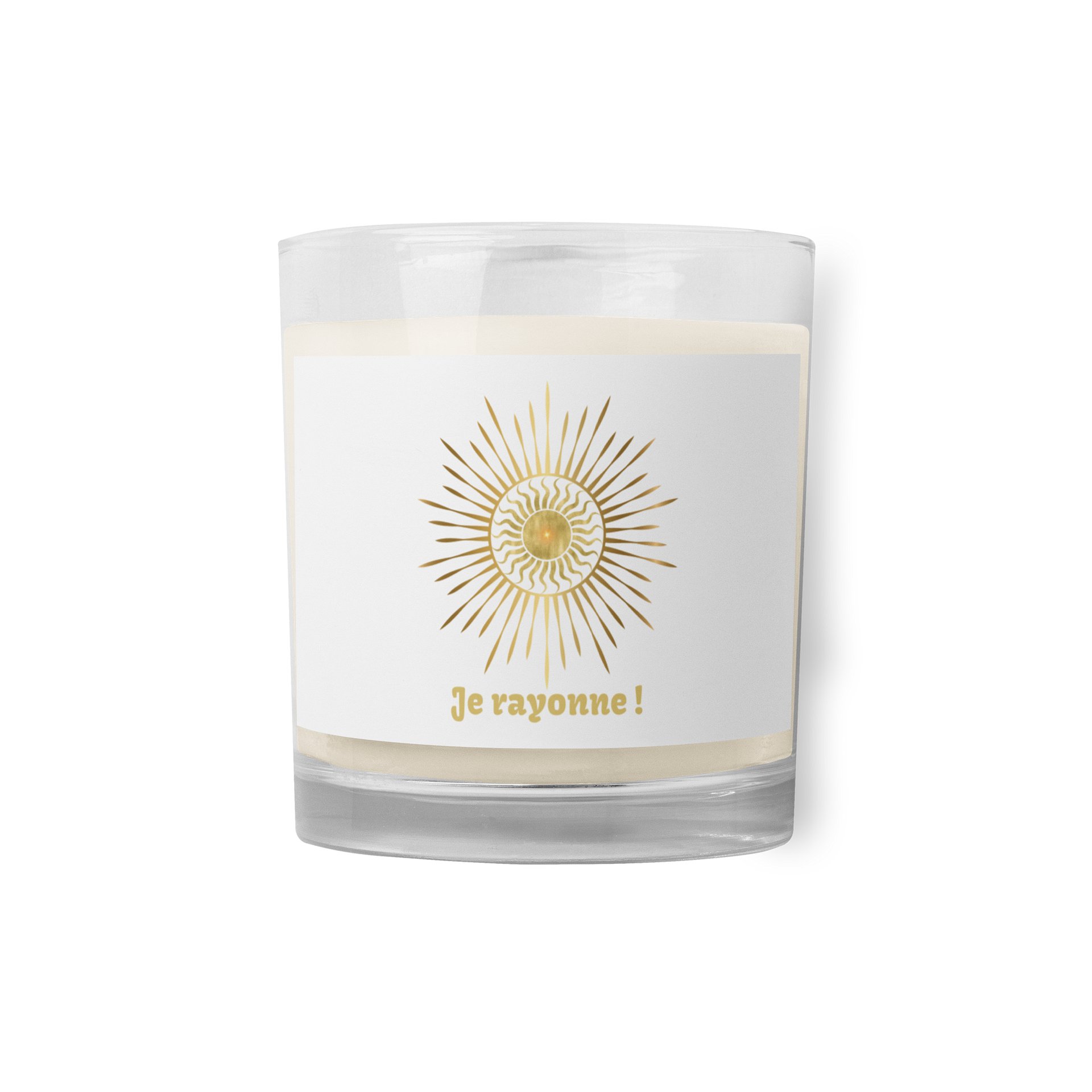 ​✨ Bougie "Je Rayonne" : Affirmation & Éclat Solaire product image (1)