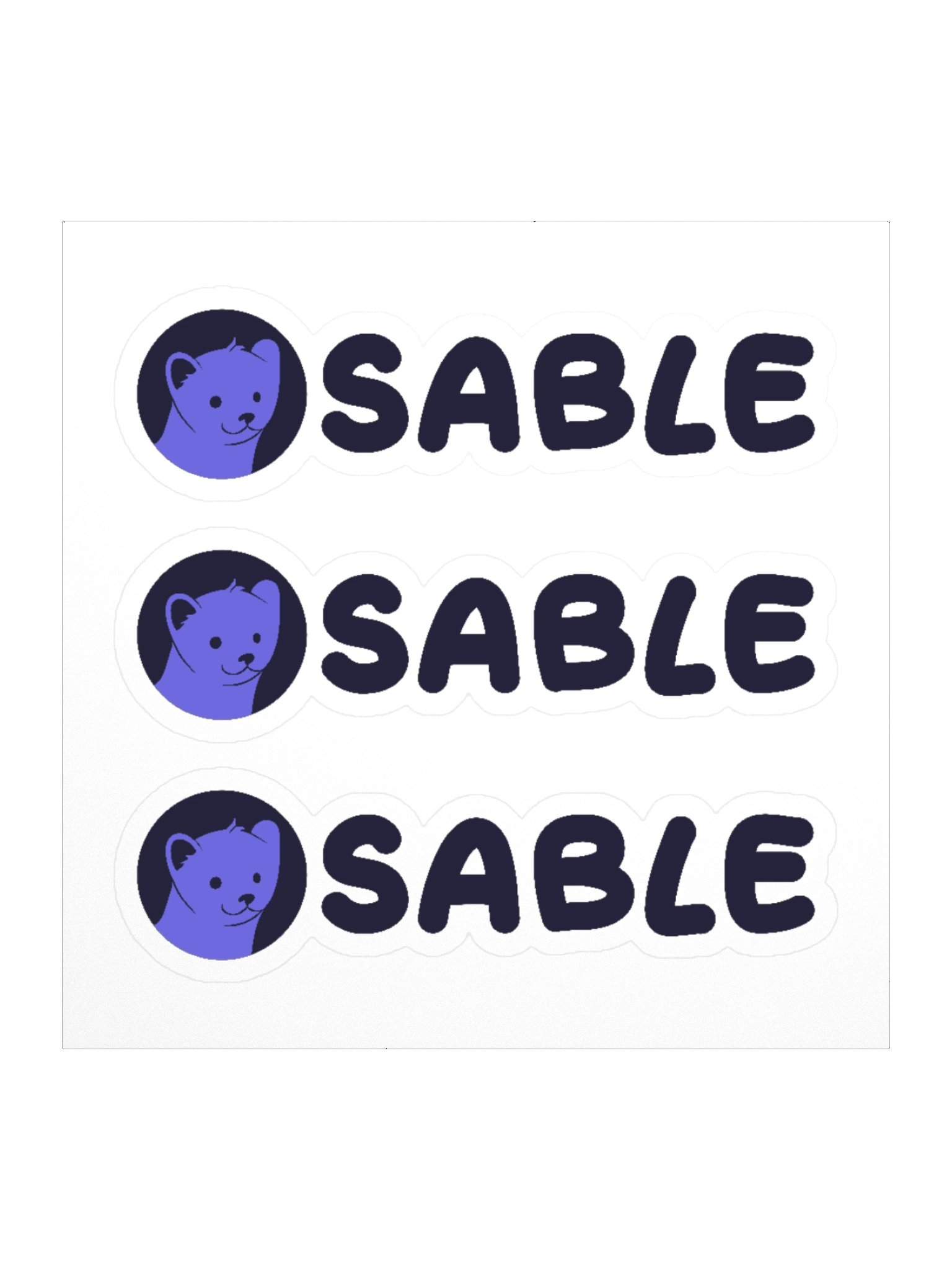 Sable Kiss Cut Stickers product image (3)