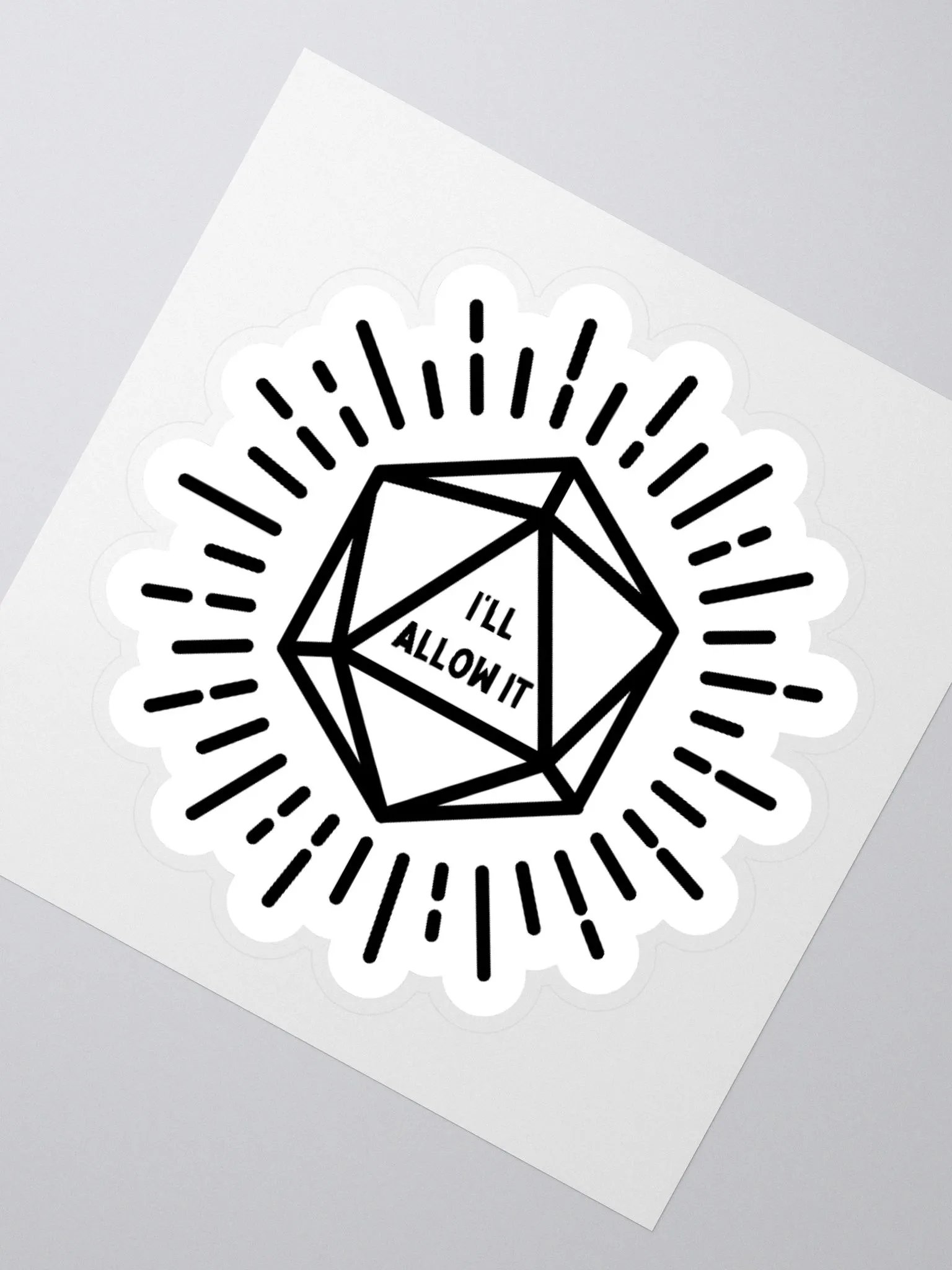 I'll Allow It Kiss Cut Stickers product image (2)