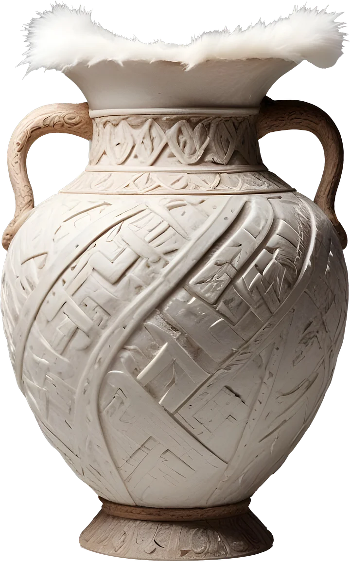 Scandinavian Nest – Nordic Cozy Ceramic Vase PNG product image (1)