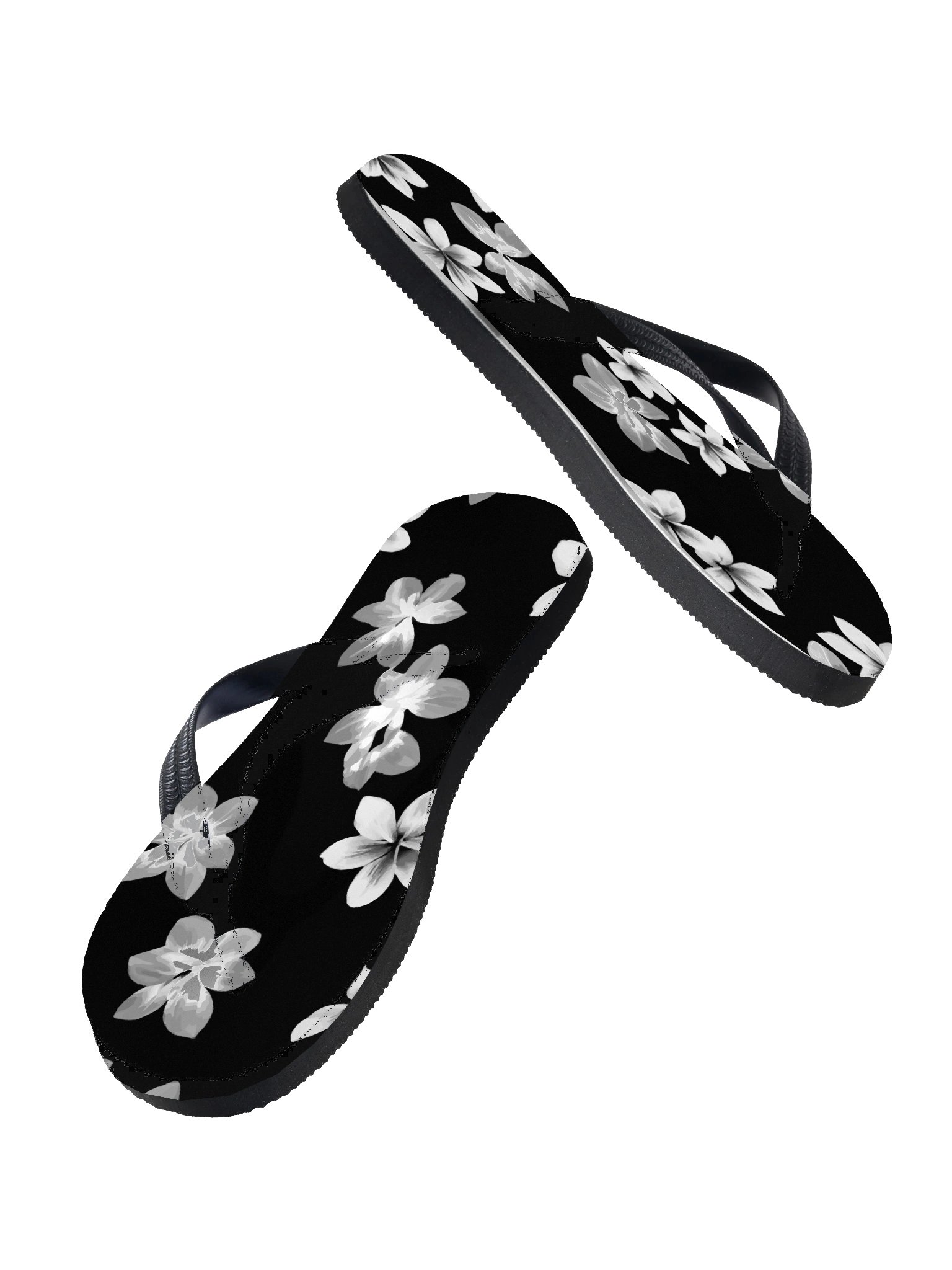 Volcanic Ash - Caribbean Soufriere Flower Print | Toe Post Style Flip-Flops product image (2)