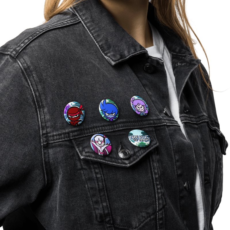 Take Out The Trash Pin Buttons Set product image (4)
