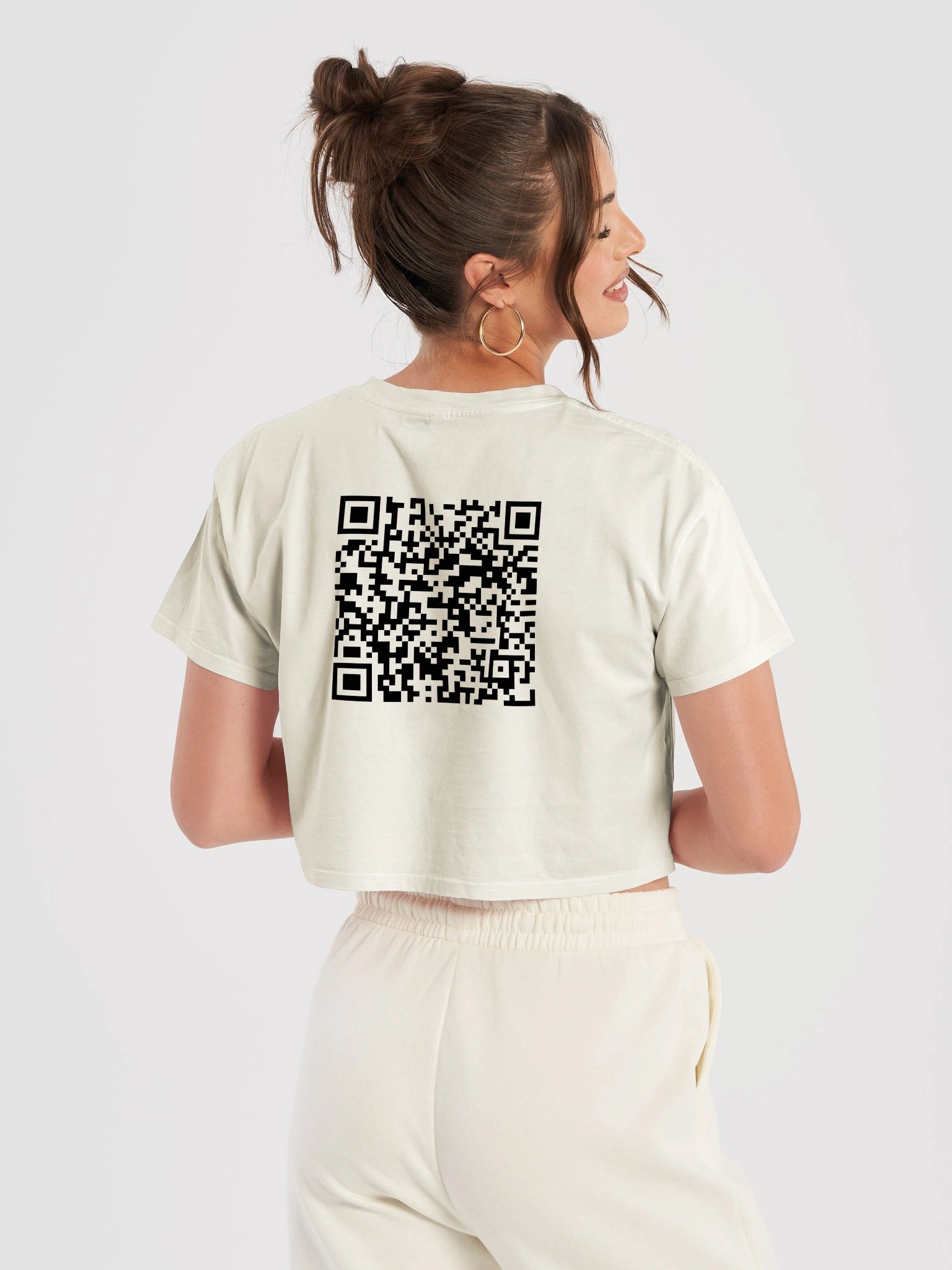Womens Crop QR Code product image (6)