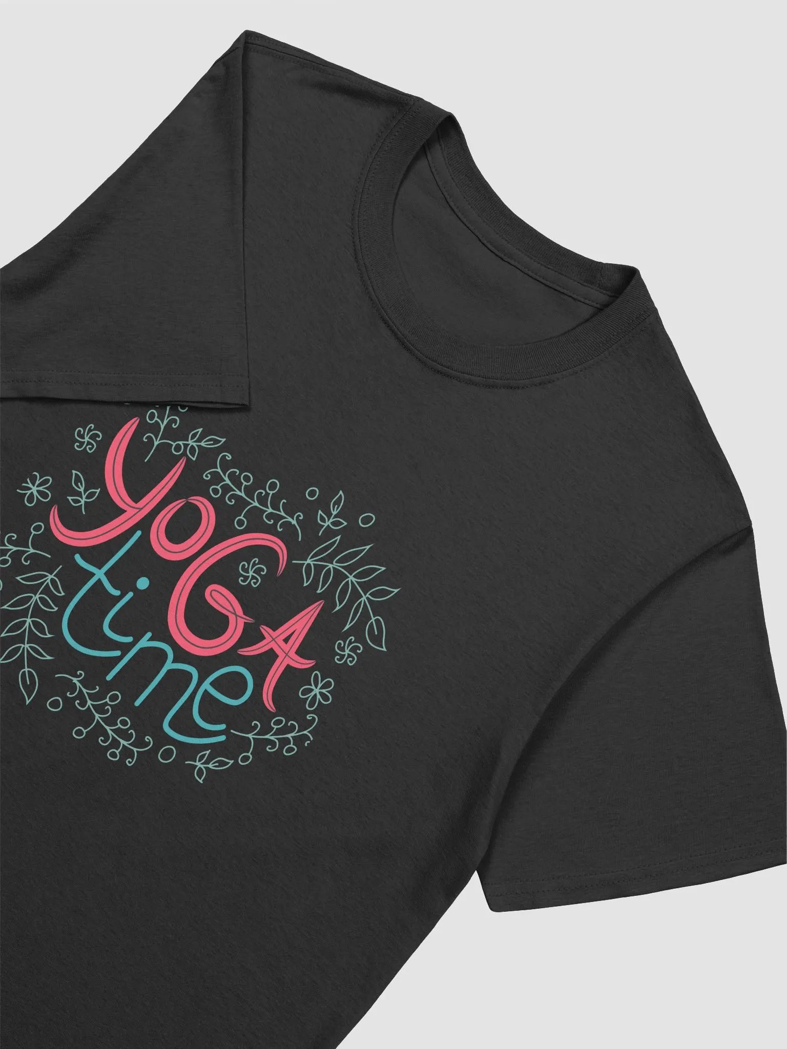 Yoga Time Graphic Tee - Floral Design product image (3)