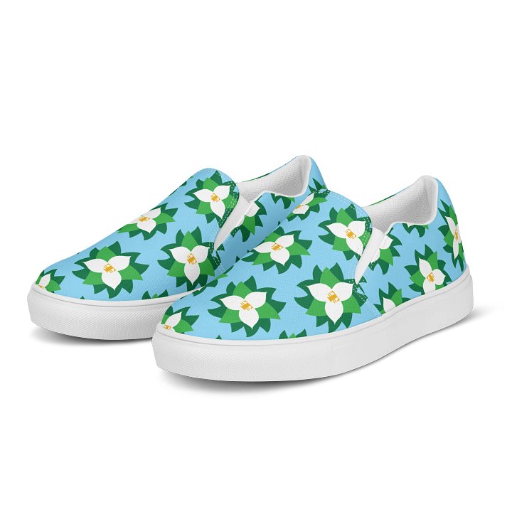 Trilliumnaire™ Full-Flower Women's Canvas Slip-On Shoe product image (1)