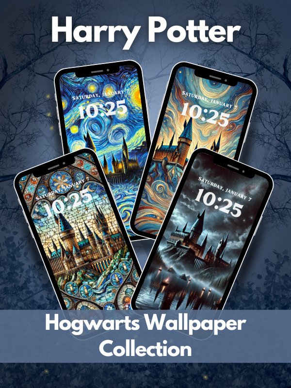 Magical School Various Styles Phone Wallpaper Bundle 4K Quality Bundle for Android and IOS product image (1)