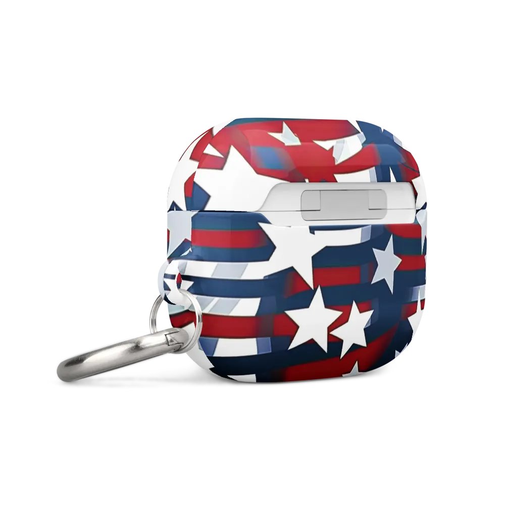 Patriotic Waves All-Over Print AirPods® Pro Gen 1 and 2 Gen 1 and 2, Gen 3 Cases product image (7)