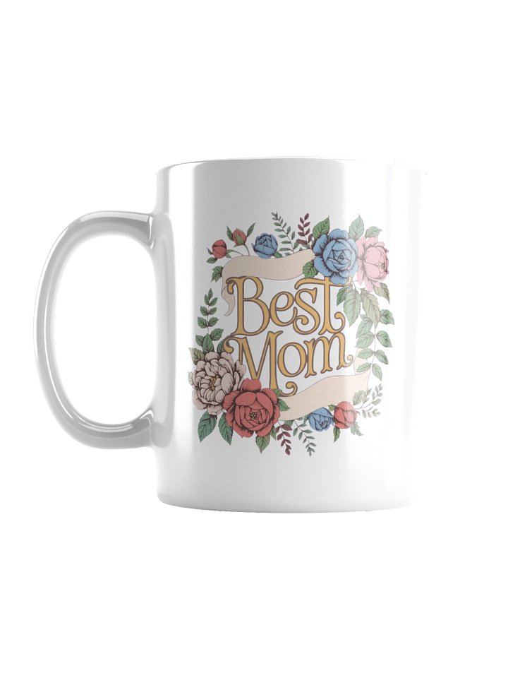 Vintage Floral Best Mom Coffee Mug product image (1)