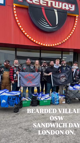 ⚔️🦫#bvcharity 🦫⚔️

Bearded villains Ontario Southwest held another sandwich day this month in London Ontario. We made 150 lun...