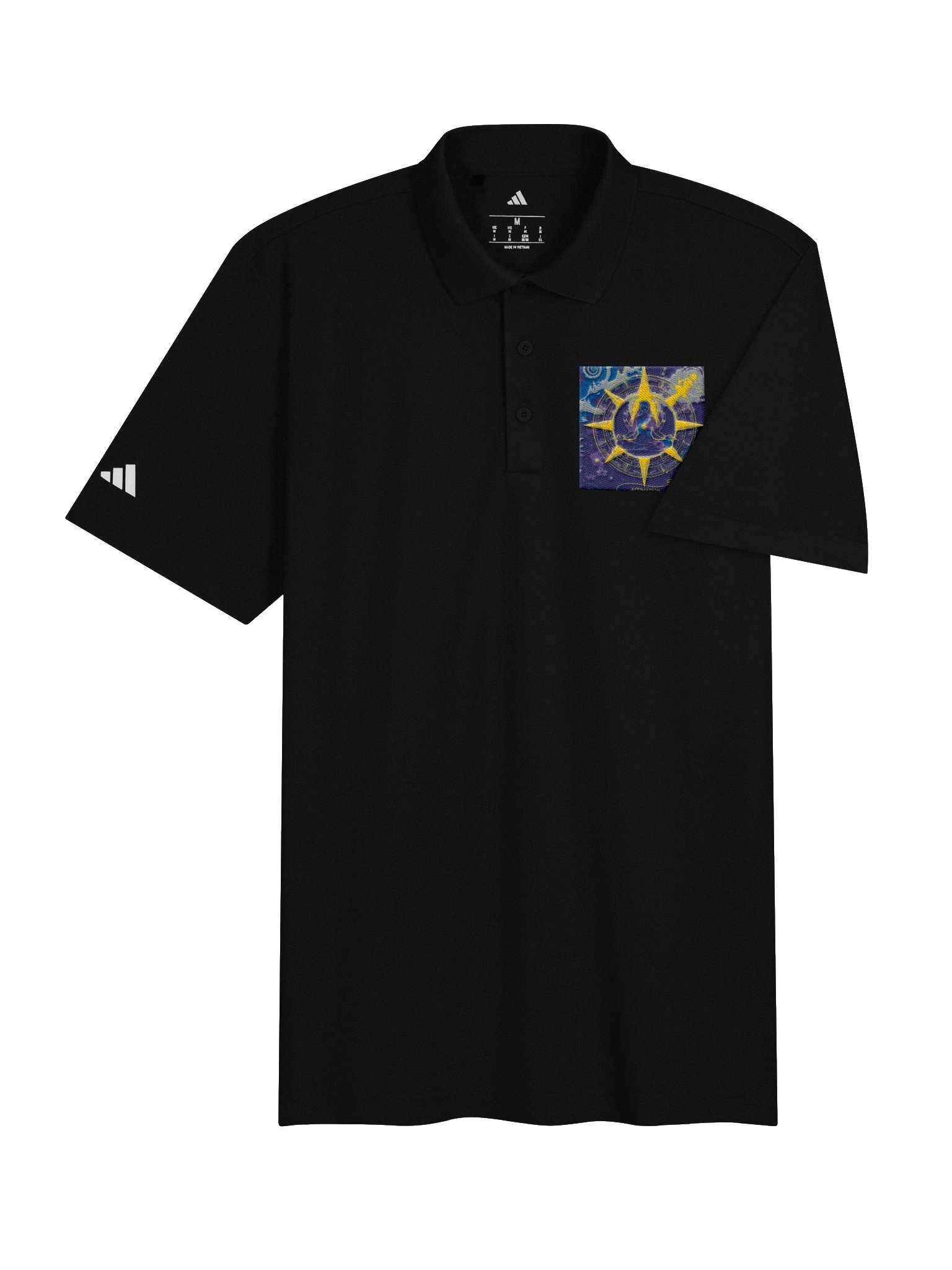 Mystic Meditation Affirmation Polo product image (3)