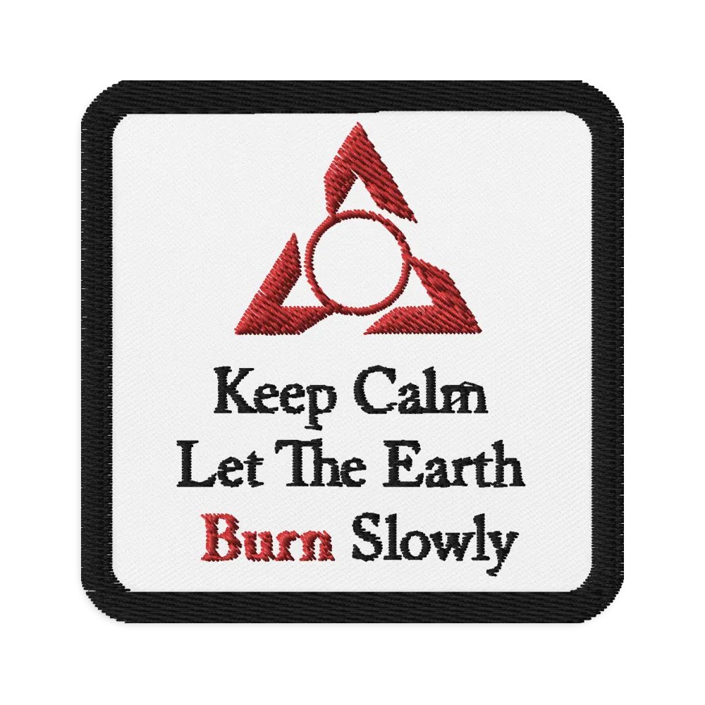 Let The World Burn | Embroidered Patches by Allcolor product image (1)