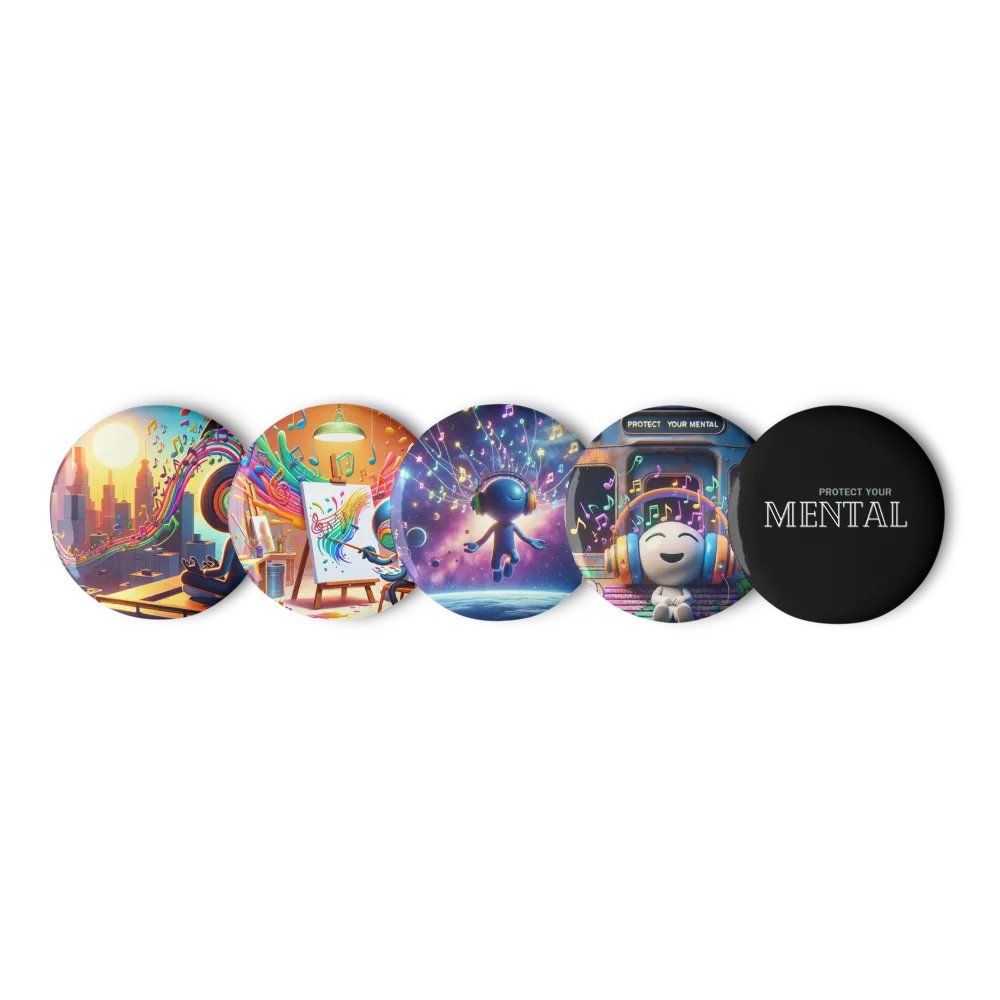 Pin it to the Max - Mental Wellness Buttons product image (2)