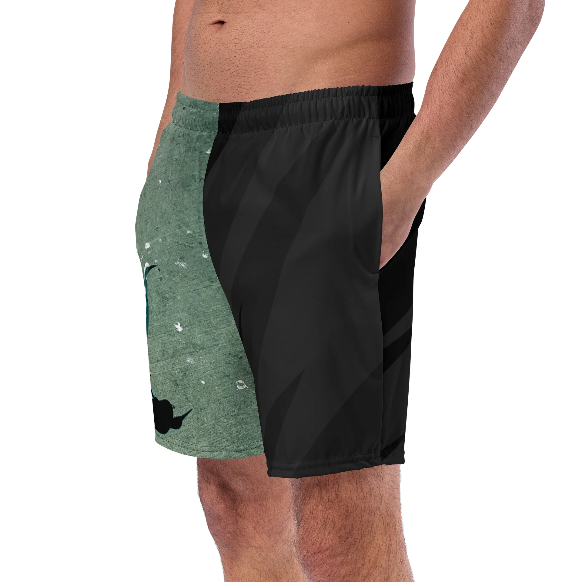 Snowy Egret Swim Trunks product image (2)