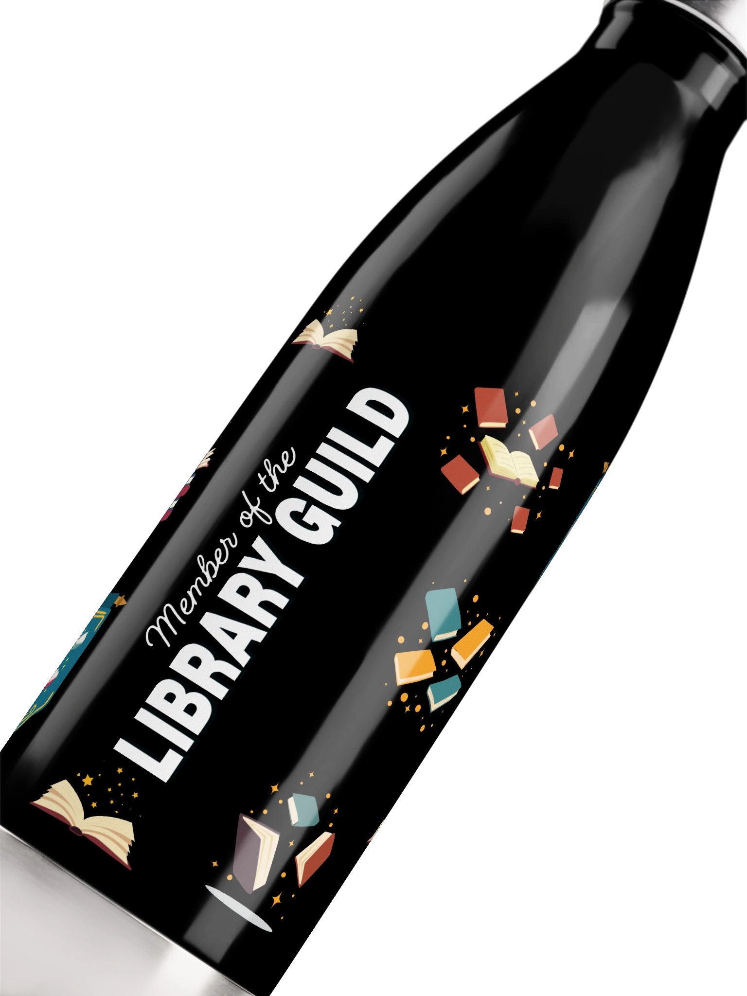 Library Guild Stainless Steel Water Bottle - Dark product image (5)