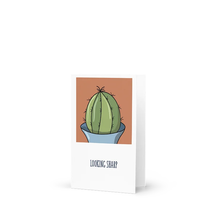 The Barrell Cactus Design - The "Looking Sharp" Greeting Card product image (1)