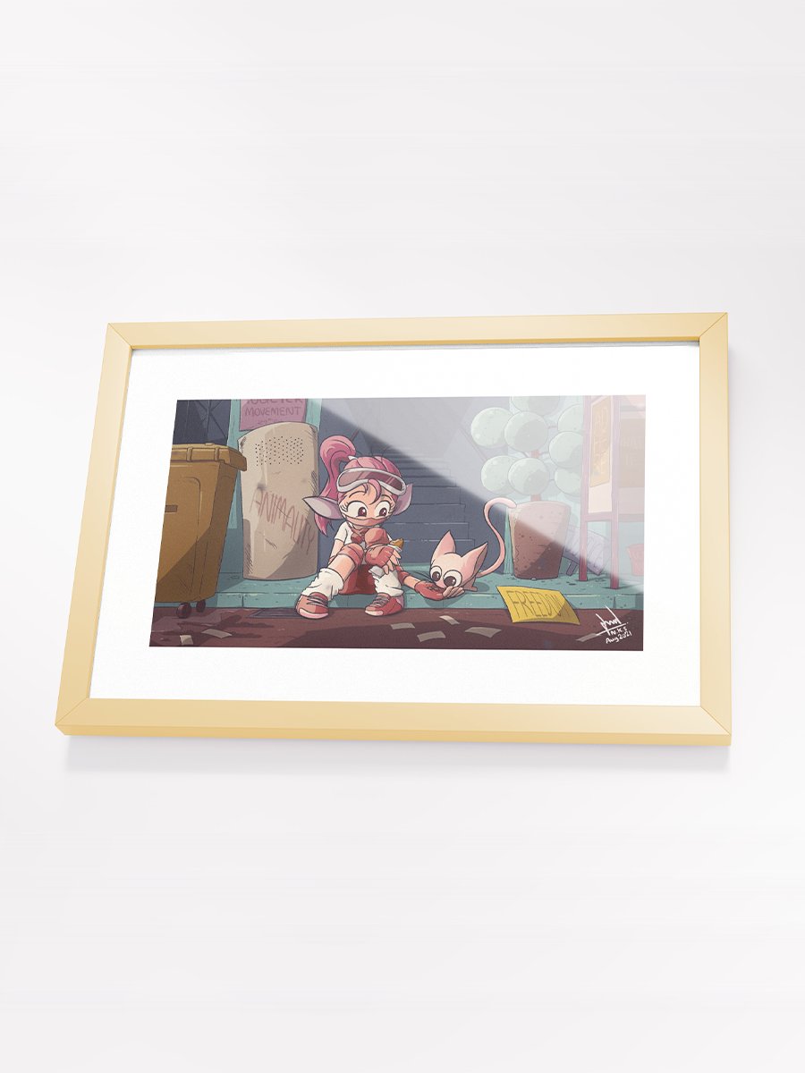 Here for You | Frame Matte Poster 18inx12in product image (2)