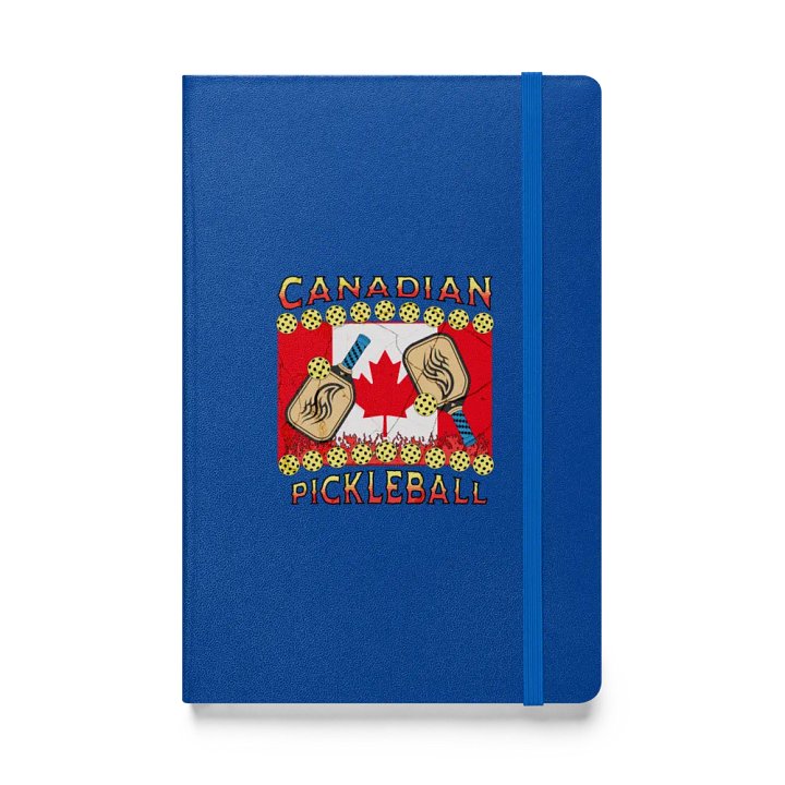 Canadian Flag Pickleball Hardcover Journal product image (1)