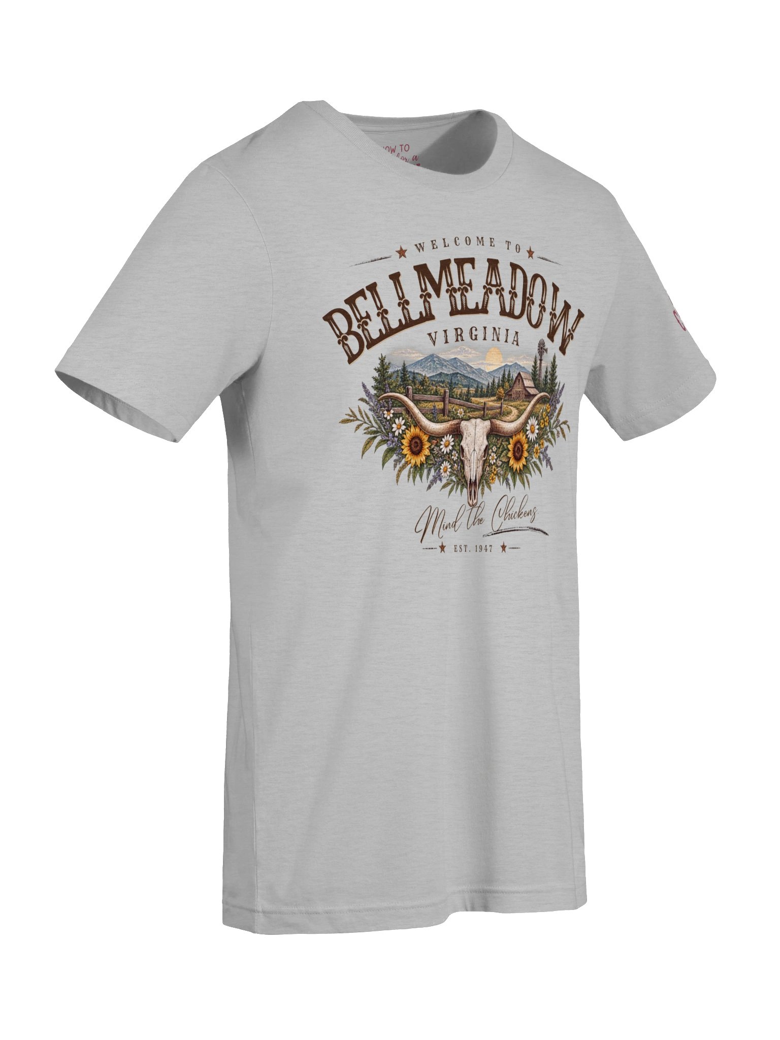 Bellmeadow, Virginia Vintage Cowboy Tee product image (44)