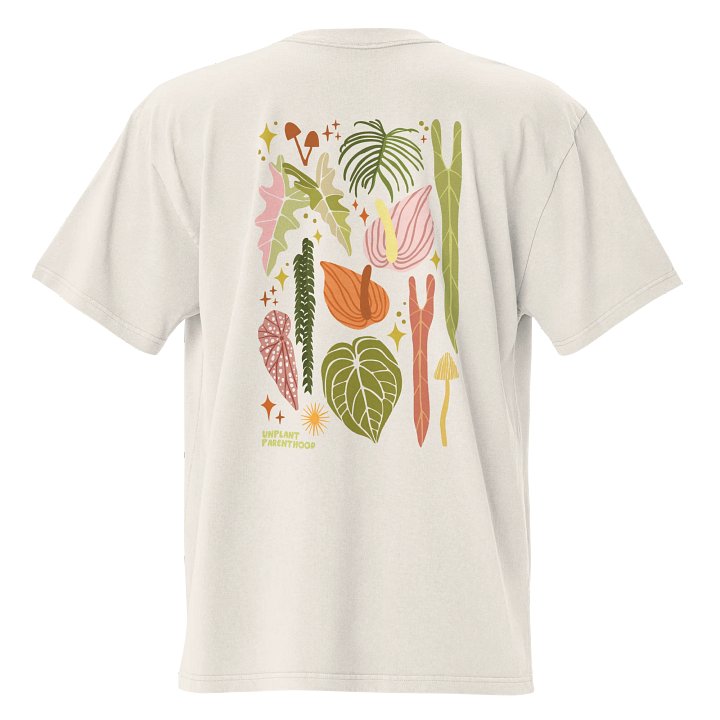 AROID COLLAGE - Oversized Faded T-Shirt product image (2)